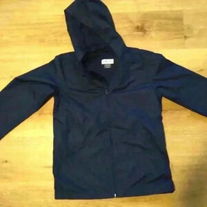Magellan blue kids large rain jacket